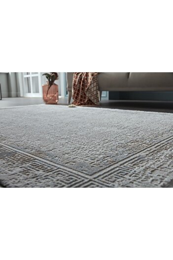 GÜMÜŞSUYU Novastyle 13639 Akrilik Mavi Modern Halılar