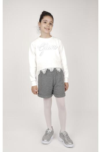 best kids Girl's Anthracite Pearl Shorts