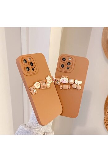 m.tk moveteck Xiaomi Redmi Note 11 Pro Case Camera Protected Soft Silicone with Cute Teddy Bear Design Character