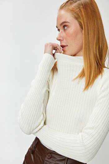 Koton Women's Ecru Sweater