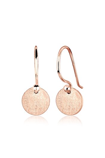 ELLI Ohrringe Kreis Geo Rund Trend Minimal Matt 925 Silber