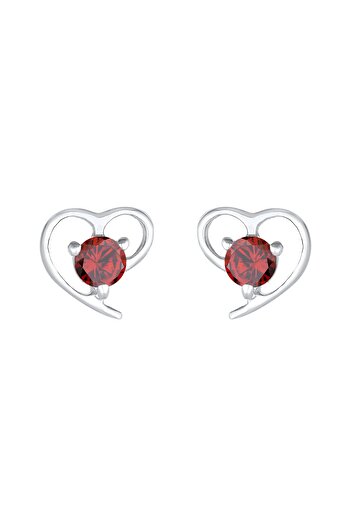 ELLI Ohrringe Herz Liebe Zirkonia 925 Sterling Silber