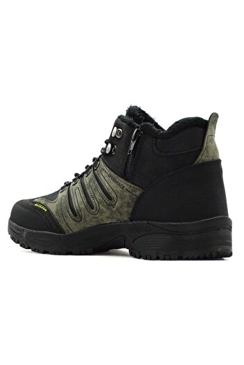 LETAO Unisex Kürklü Fermuarlı Trekking Bot