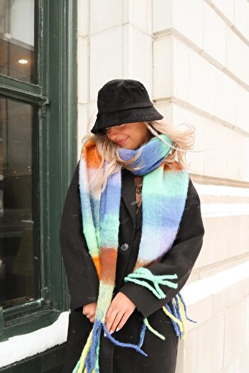 BAHELS Black Velvet Bucket Hat