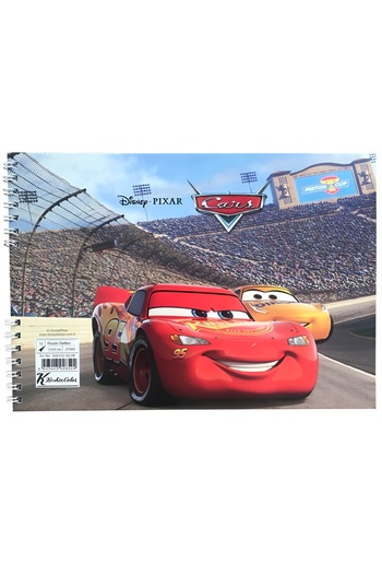 KESKİN COLOR Cars Spiral Unlined Luxury Picture Notebook 15 Sheets 17x25