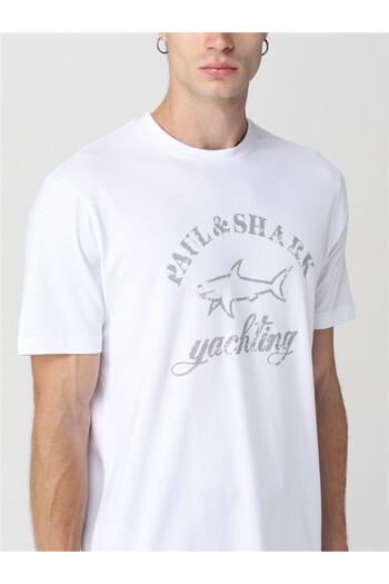 PAUL&SHARK ΑΝΔΡΙΚΟ ΠΛΕΚΤΟ T-SHIRT C.W. ΒΑΜΒΑΚΙ