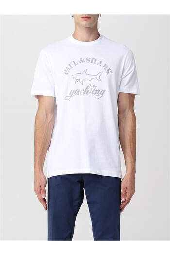 PAUL&SHARK ΑΝΔΡΙΚΟ ΠΛΕΚΤΟ T-SHIRT C.W. ΒΑΜΒΑΚΙ