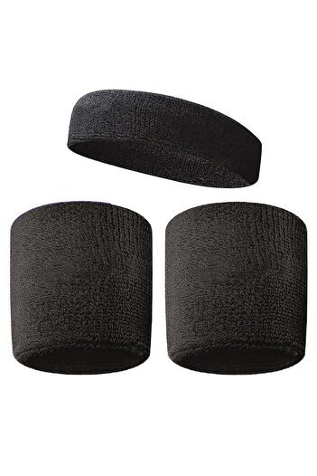 pekial CKSpor - Towel, Head, Sweat, Hair Band and 2 Bracelets Set