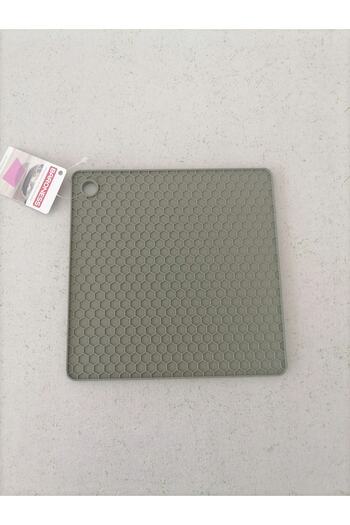 Baroness Heat Resistant Silicone Square Trivet and Griddle Mold Tray Cup Pot Mat
