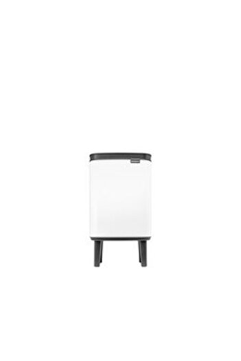 Brabantia White Pedestal Trash Can 4L