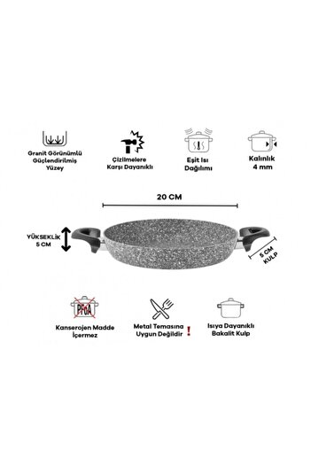Taç Ultra Granite 2-Piece Pan & Pan Set