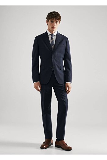 MANGO Man Forty Woolen Slim Fit Suit Blazer Jacket
