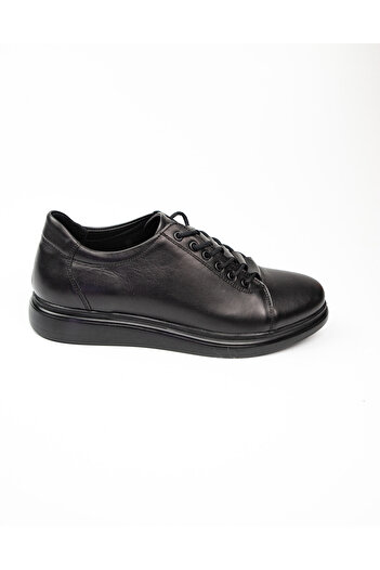 Nobel 1045 Lace-up Black Leather Men's Casual Shoes