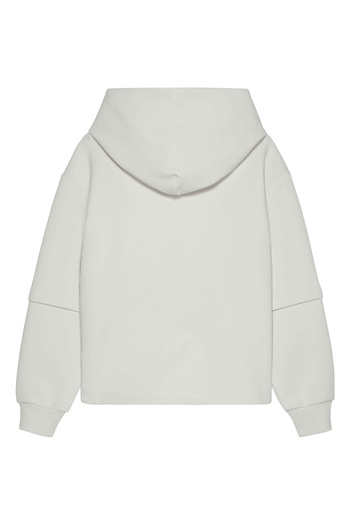 Calvin Klein Düz Erkek Çocuk Ekru Sweatshırt IB0IB01859YBI