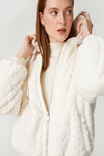 Koton Off-White-Jacke für Damen