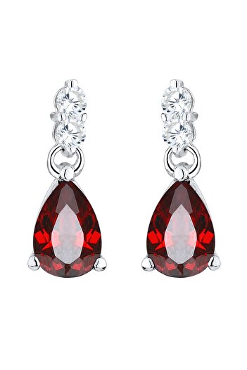 ELLI Ohrringe Tropfen Zirkonia Glamour Elegant 925 Silber