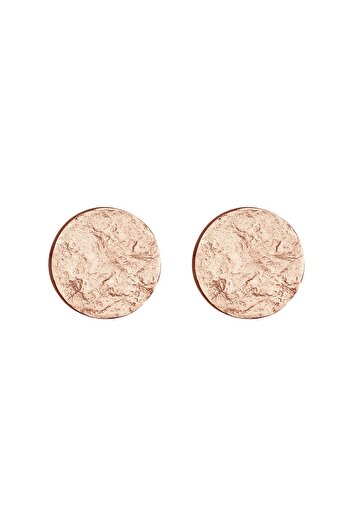 ELLI Ohrringe Stecker Plättchen Disk Rund Antik Silber 925