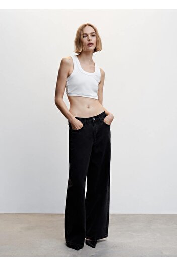 MANGO Woman Low Waisted Oversize Wideleg Loose Jeans