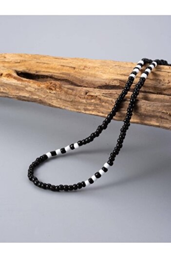 İsabella Accessories Unisex Kum Boncuk Kolye - Erkek Kolyesi