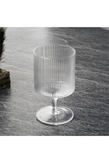 Tohana Glass Striped Goblet Glass