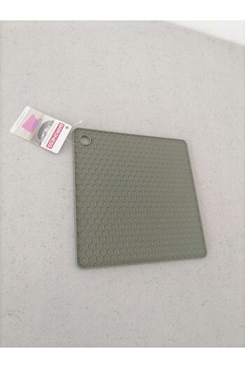 Baroness Heat Resistant Silicone Square Trivet and Griddle Mold Tray Cup Pot Mat