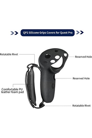 Globular Meta Quest Pro Kontrolleri Için Pu Deri Yastık Pedi - Daha Rahat