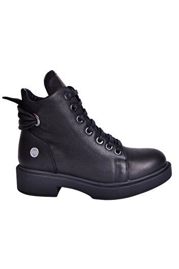 Mammamia D23kb-5105 Γυναικείες μπότες casual από γνήσιο δέρμα Μαύρο Nubuck