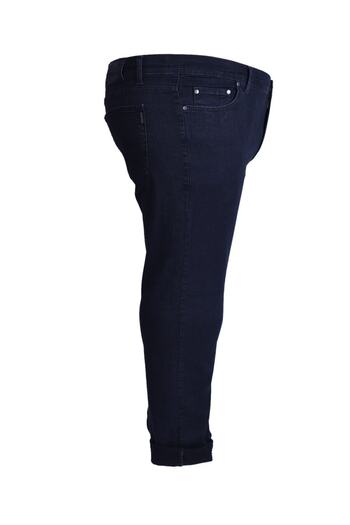Morwagon Men's Black Plus Size Jeans
