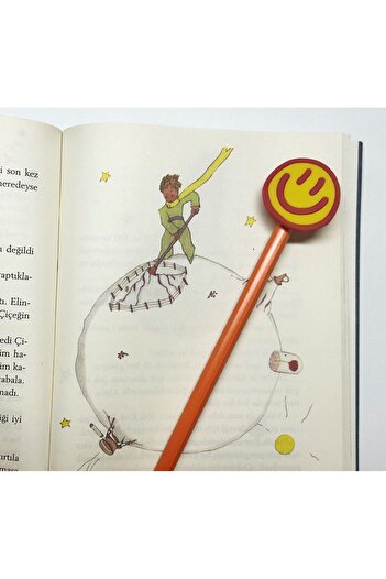CA Accessories Cute Pen Ornament Smiling Face Pen Back