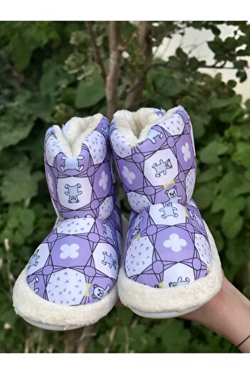 Bold Boutique Çocuk Panduf Kreş Ev Okul Ayakkabısı Yumuşak Kaydırmaz Taban