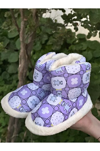 Bold Boutique Çocuk Panduf Kreş Ev Okul Ayakkabısı Yumuşak Kaydırmaz Taban