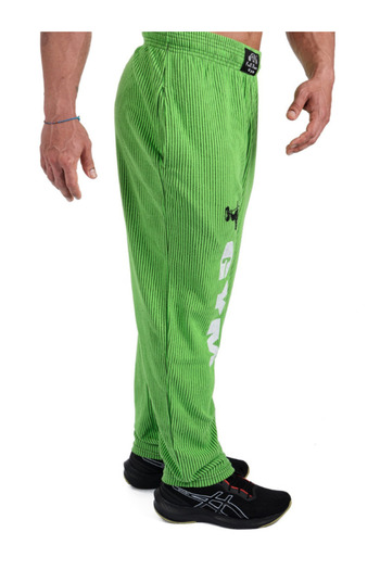 Full power Gym Sports Sweatpants Green Striped