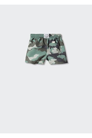 MANGO Baby Military patterned swimsuit