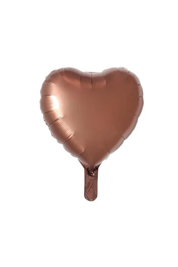 LOTUS PARTY 3 Years Old Bohemian Mini Birthday Set Nude Cream Color Brown Heart - Cream Color Foil Number Balloon