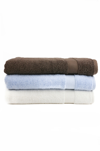Taka Fabrics Хвиля 100% бавовна Рушник для рук, обличчя, гостей 3 штуки Розмір 70x140 см Набір Екрю-Кава-Синій