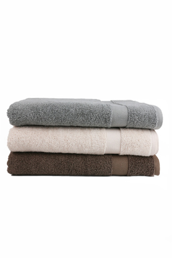 Taka Fabrics Хвиля 100% бавовна Рушник для рук, обличчя, гостей 3 штуки Розмір 70x140 см Набір Колір кава-шампанське-сірий