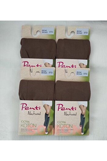 Penti Extra Cotton Trouser Socks (PENTI COTTON KNEE SOCKS) 4 PIECES