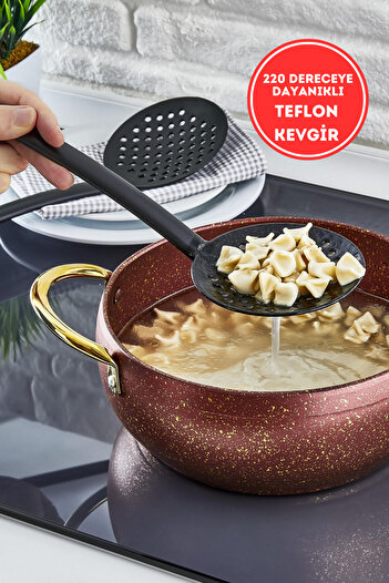 WAPPA Practical Fireproof Non-Stick Teflon Colander Resistant to 220 Degrees