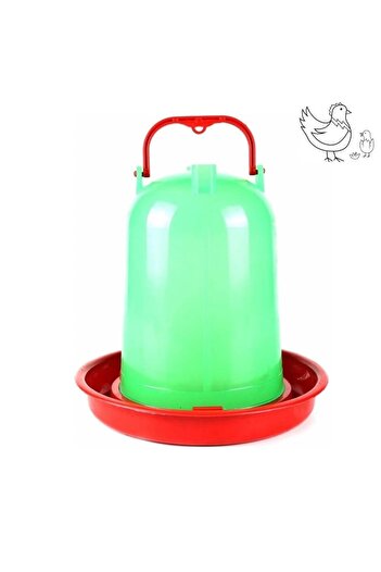 TarımGaraj Chicken and Chick Drinker 1.3 Lt (PLASTIC-PROTECTED)-2 Pieces