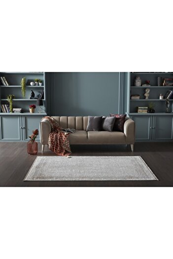 GÜMÜŞSUYU Novastyle 13639 Akrilik Mavi Modern Halılar