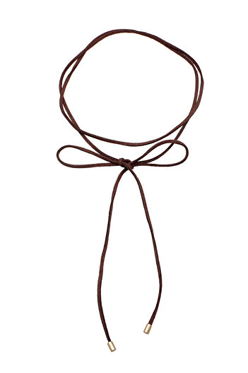ELLI Halskette Trend Choker Schleife Velour 925 Sterling Silber