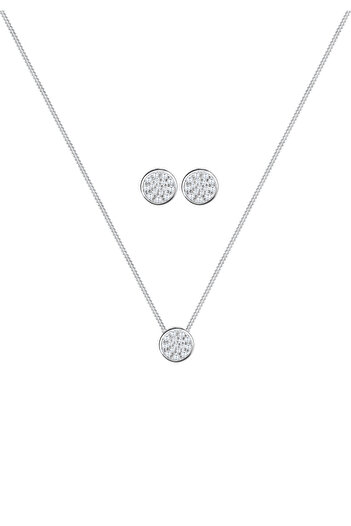 ELLI Schmuckset Zirkonya 925 Ayar Gümüş