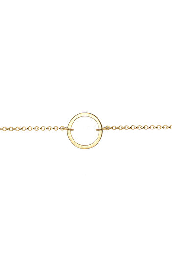 ELLI Náhrdelník Ladies Choker Circle Trend Geo ze stříbra 925