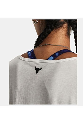 Under Armour Kadın Project Rock Completer Deep V Tişört 1380234-114