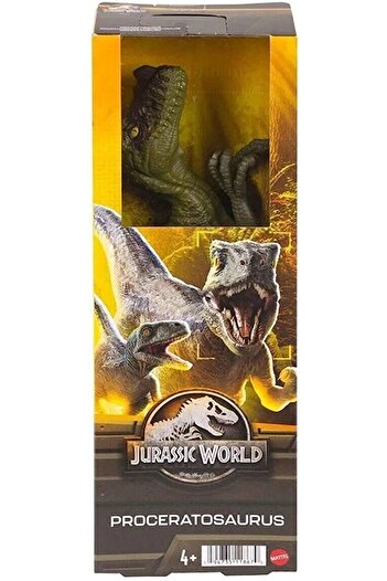 JURASSIC WORLD Proceratosaurus Büyük Boy 30cm Orijinal Lisanslı Oyuncak Dinozor Figür Mattel Jurassic World Eklemli