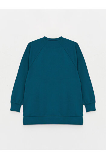 LC Waikiki Women's Tunic - Crew Neck, Solid, Long Sleeve