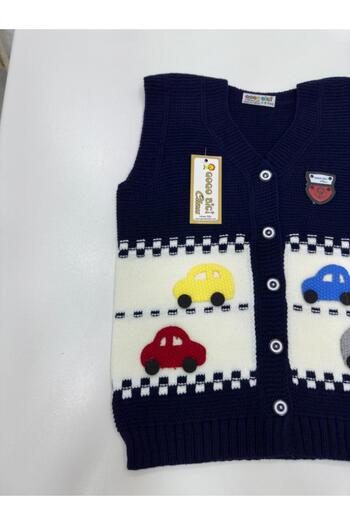 gogo bici Car Embroidered Knitwear Children's Vest