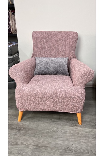 uzhanem Berjer Jacquard Single Sofa Cover
