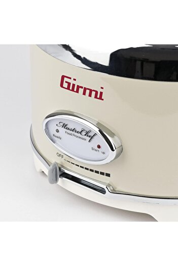 Girmi RB90 Çok Fonksiyonlu Robot "Usta Şef", 600 W, 1,2 Litre, Vintage, Krem