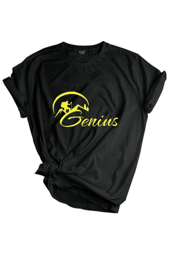 GENIUS STORE Store Unisex Printed Outdoor Tshirt Regular Size T-Shirt